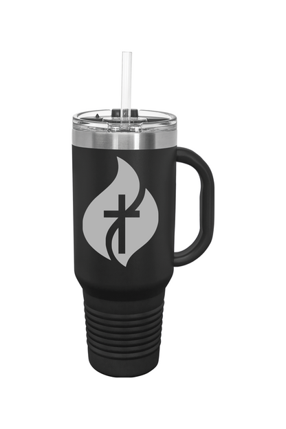 R&R Flame 40 oz. Insulated Travel Mug