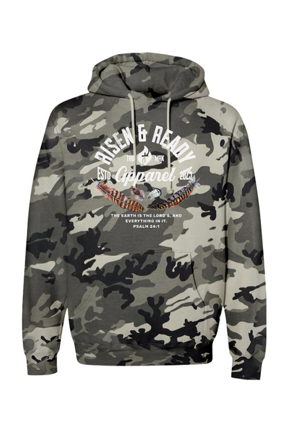 Faith and Feathers CAMO Field Foundation Hoodie