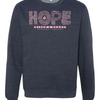 The Hope In Him Foundation Crewneck Sweatshirt - Classic Navy Heather
