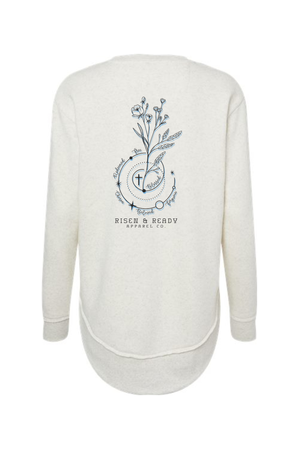 Silhouette Faith In Bloom Crew