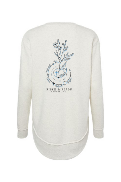 Silhouette Faith In Bloom Crew