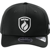 Armor & Flame Curved Perforated Snapback - Black