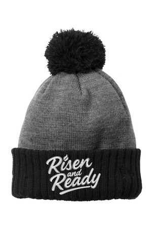 R&R Cuffed Pom Beanie