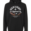 Faith and Feathers Performance Lightweight Hoodie - Black