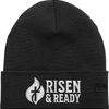 R&R Eternal Flame Cuff Beanie - Black