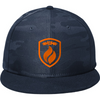 R&R Shield Flat Brim - Deep Navy/ Deep Navy Camo