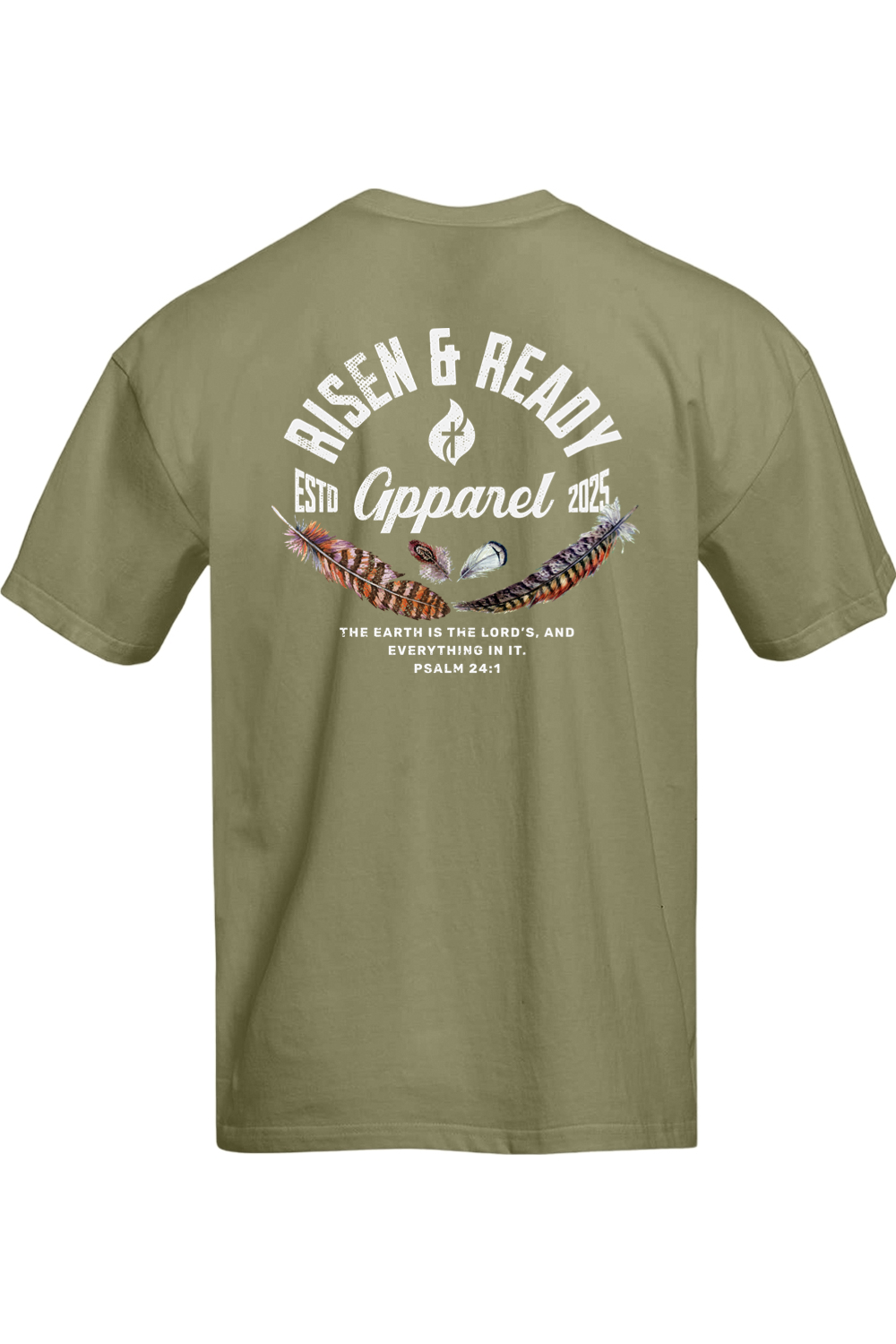 Faith and Feathers Oversized Tee