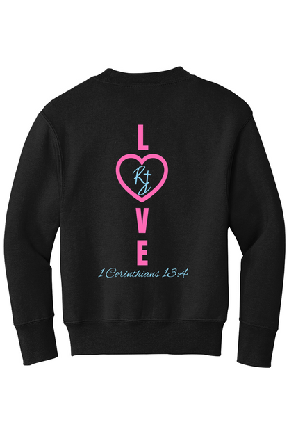 Love Never Fails Youth Foundation Crewneck Sweatshirt