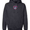 Love Never Fails Foundation Hoodie - Charcoal Heather