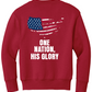 One Nation His Glory Youth Foundation Crewneck Sweatshirt