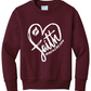 Heart of Faith Foundation Youth Crewneck Sweatshirt