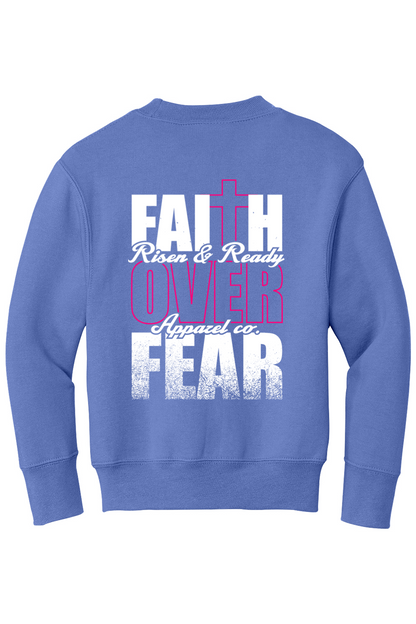 Faith Over Fear Youth Foundation Crewneck Sweatshirt