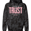 I Will Trust Foundation Hoodie - Black Camo