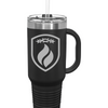 R&R Shield 40 oz. Insulated Travel Mug - Black