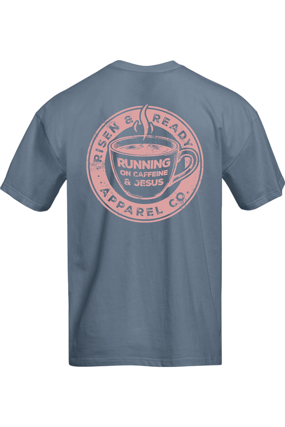 Running on Caffeine and Jesus Oversized Tee