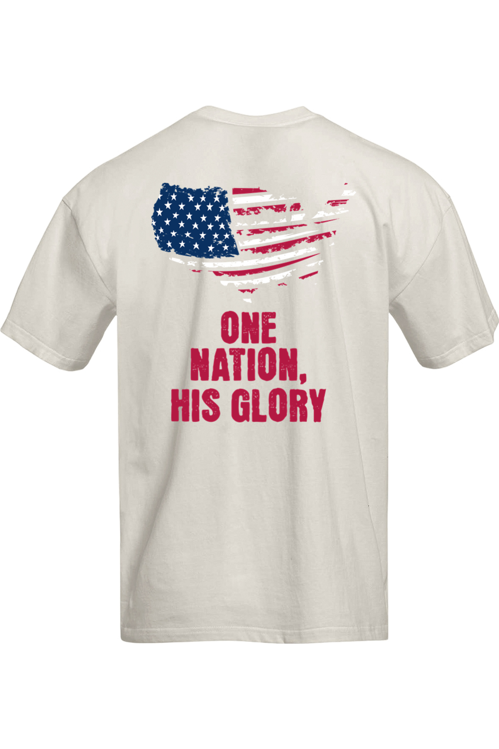 One Nation His Glory Oversized Tee