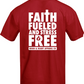 Faith Fueled and Stress Free Oversized Tee