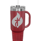 R&R Flame 40 oz. Insulated Travel Mug