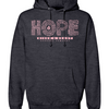 The Hope In Him Foundation Hoodie - Charcoal Heather