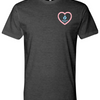Love Never Fails Foundation Tee - Charcoal