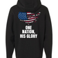 One Nation His Glory Lightweight Performance Hoodie