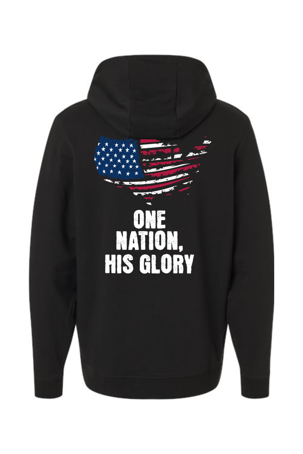 One Nation His Glory Lightweight Performance Hoodie