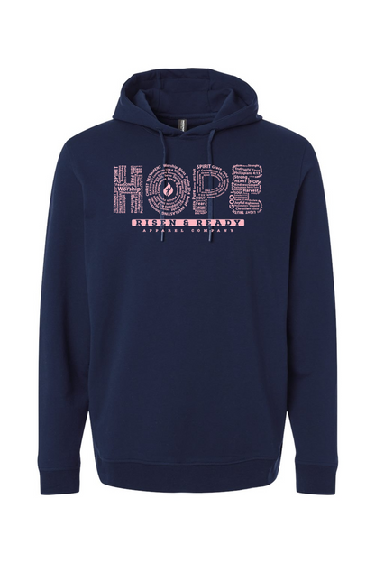 The Hope In Him Lightweight Performance Hoodie