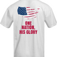 One Nation His Glory Oversized Tee