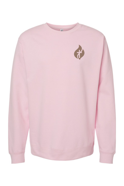 Running on Caffeine and Jesus Foundation Crewneck Sweatshirt