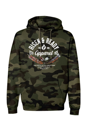 Faith and Feathers CAMO Field Foundation Hoodie