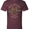 Property of Jesus Christ Foundation Tee - Heather Maroon