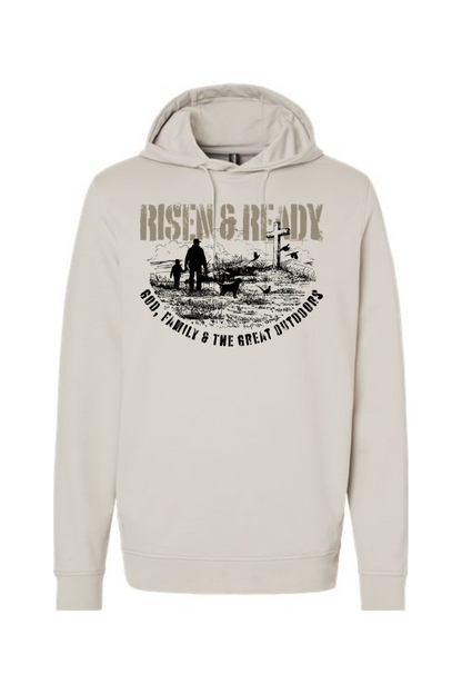 God, Family, Outdoors Lightweight Performance Hoodie