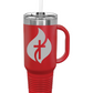 R&R Flame 40 oz. Insulated Travel Mug