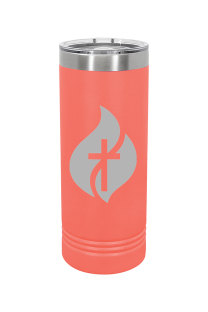 R&R 22 oz. Skinny Tumbler with Slider Lid