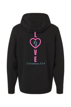 Love Never Fails Lightweight Performance Hoodie