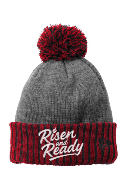 R&R Cuffed Pom Beanie