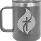 R&R 15oz Coffee Mug With Slider Lid