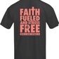 Faith Fueled and Stress Free Oversized Tee
