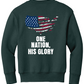 One Nation His Glory Youth Foundation Crewneck Sweatshirt