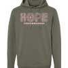 The Hope In Him Lightweight Performance Hoodie - Pine