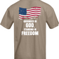 Grounded In God, Standing In Freedom Oversized Tee