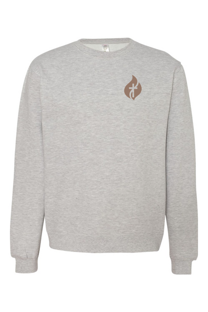 Running on Caffeine and Jesus Foundation Crewneck Sweatshirt