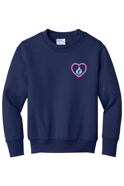 Love Never Fails Youth Foundation Crewneck Sweatshirt