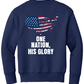 One Nation His Glory Youth Foundation Crewneck Sweatshirt