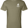 R&R Heritage Flame Foundation Tee - Light Olive