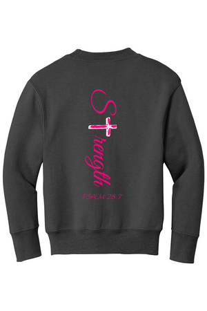 The Lord Is My Strength Foundation Crewneck Sweatshirt