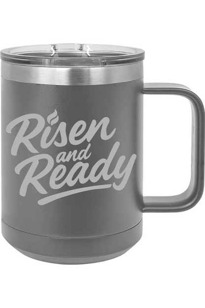 R&R 15oz Coffee Mug With Slider Lid