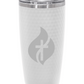 R&R 20 oz. Golf Tumbler with Dimples and Clear Slider Lid