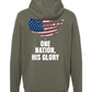 One Nation His Glory Lightweight Performance Hoodie