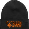 R&R Shield Cuff Beanie - Black